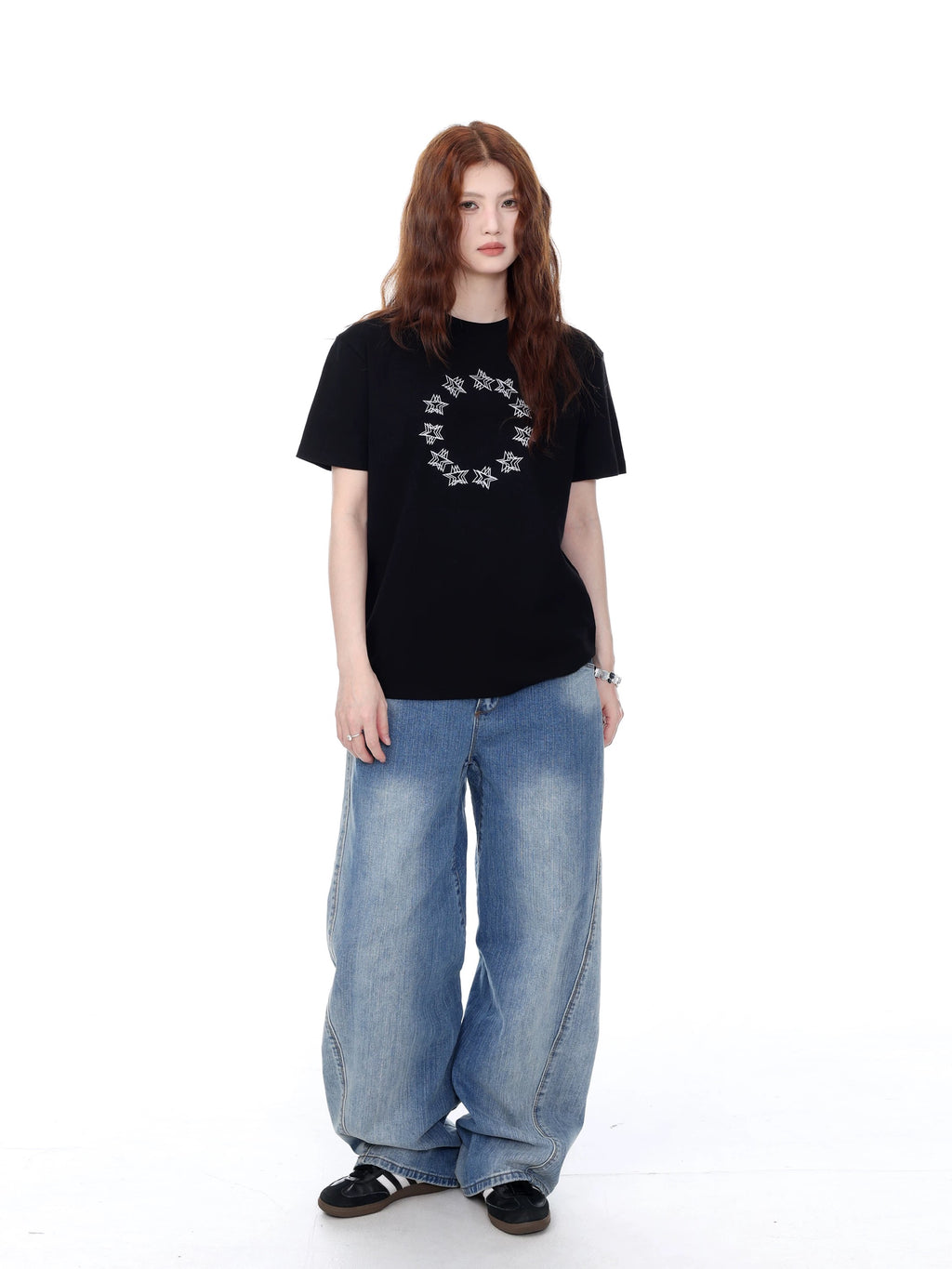 Designer Short-Sleeve Shirt -Star Ring