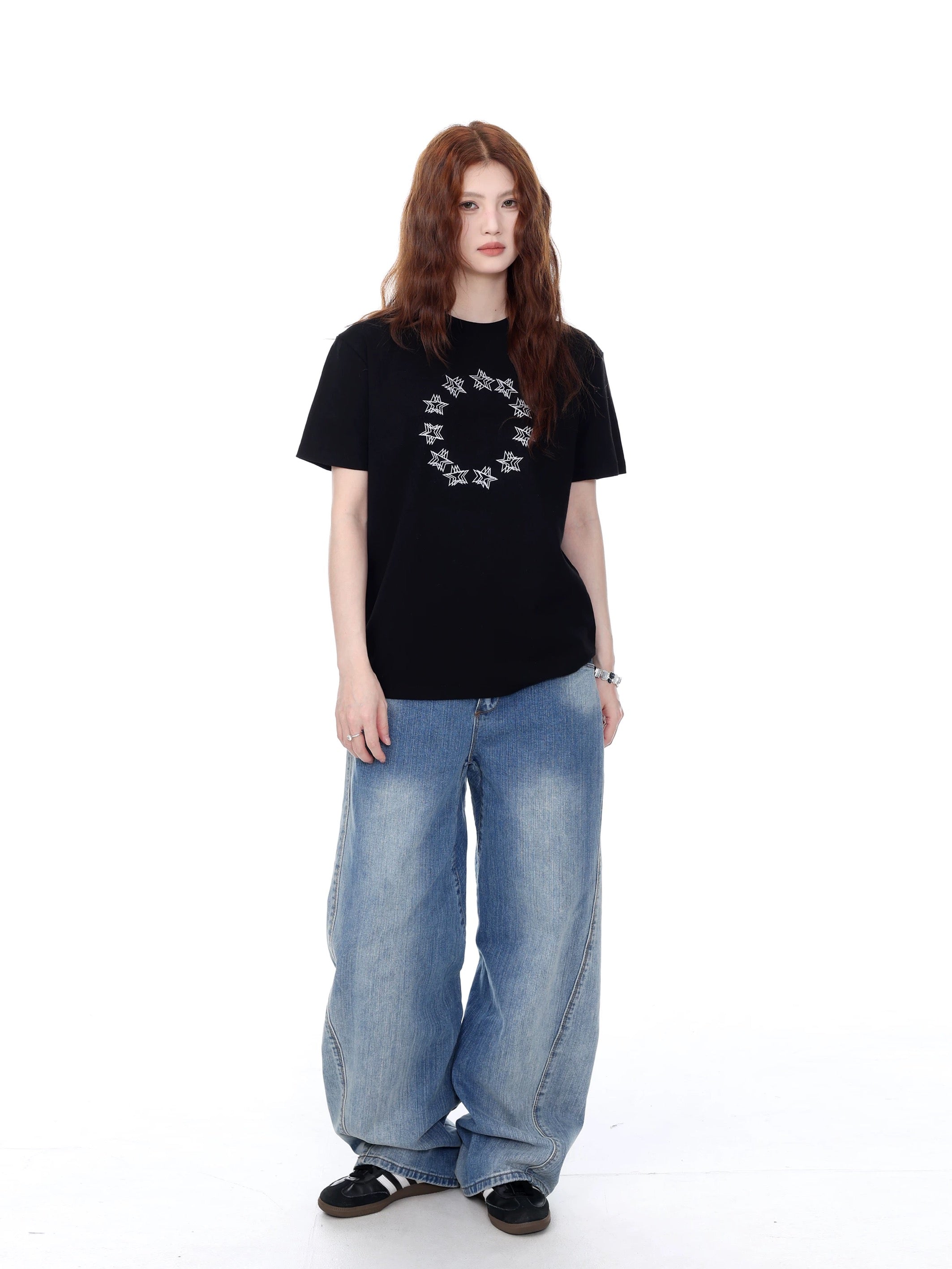Designer Short-Sleeve Shirt -Star Ring