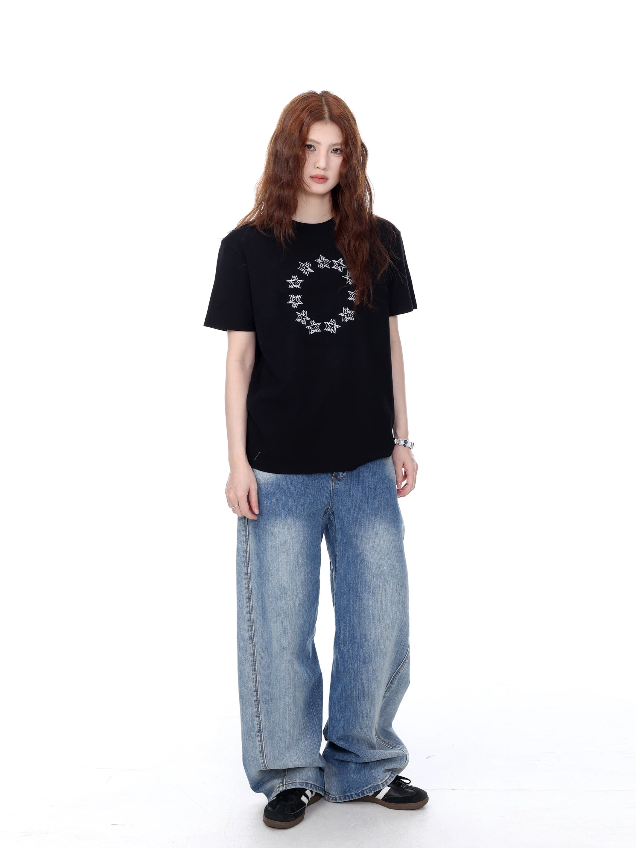 Designer Short-Sleeve Shirt -Star Ring