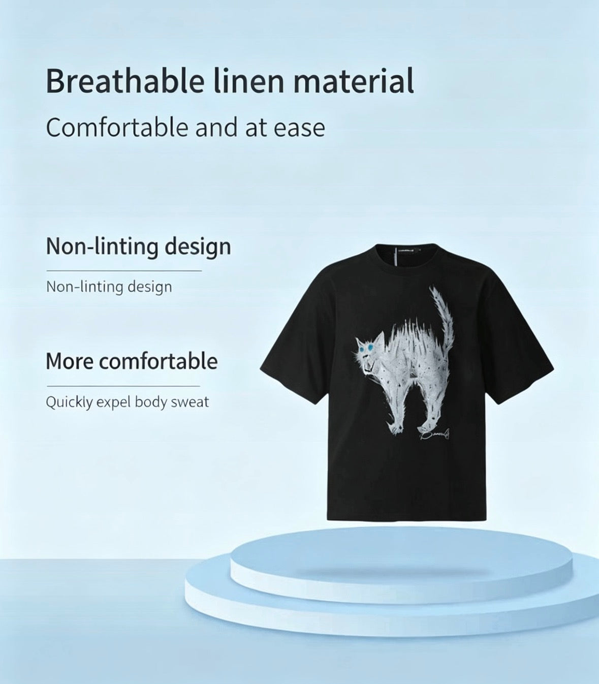 Stylish, niche short-sleeve tops